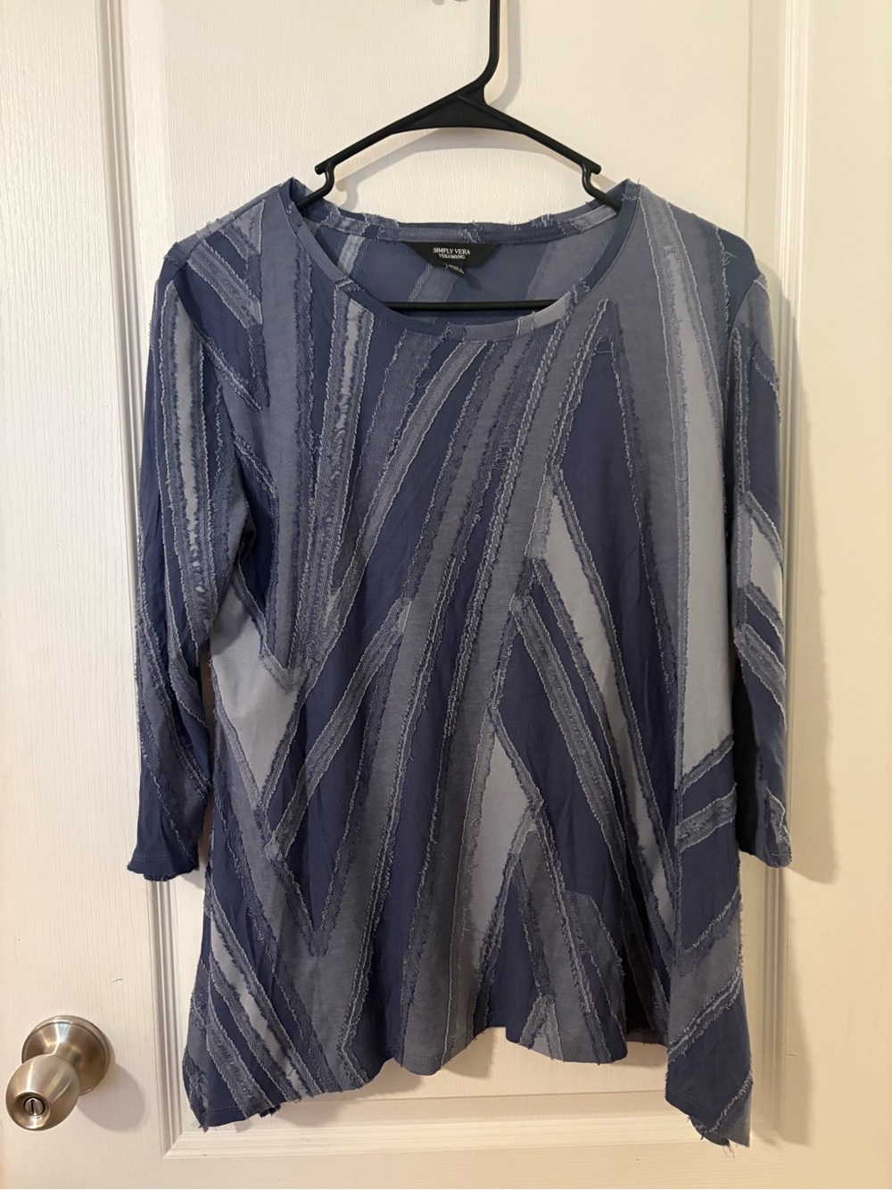 Simply Vera wang patchwork shirt